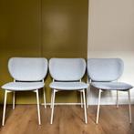 3 Fest Eve Eetkamerstoelen - Zand Frame, Huis en Inrichting, Stoelen, Ophalen, Drie, Blauw, Zo goed als nieuw