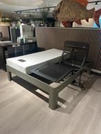 Auping Auronde 2000 160x200 Taupe + 3M spiralen ELEKTRISCH!, Tweepersoons, Ophalen of Verzenden, Zo goed als nieuw, 200 cm