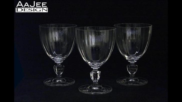 Set van 3 Luminarc - Quadro - Ice cream coupes - Sorbet glas, Verzamelen, Glas en Borrelglaasjes, Zo goed als nieuw, Overige typen