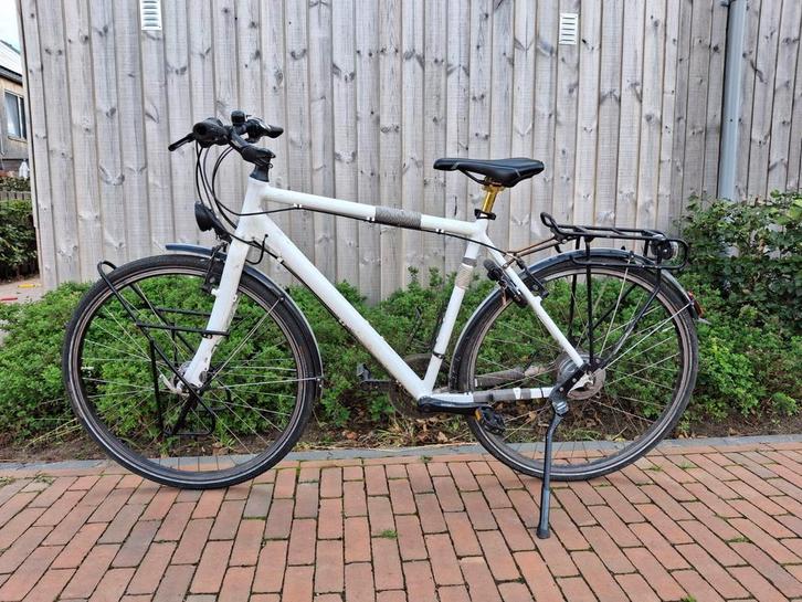 Vakantiefiets, toerfiets, reisfiets, uniek, Fietsen en Brommers, Fietsen | Heren | Sportfietsen en Toerfietsen, Gebruikt, Overige merken