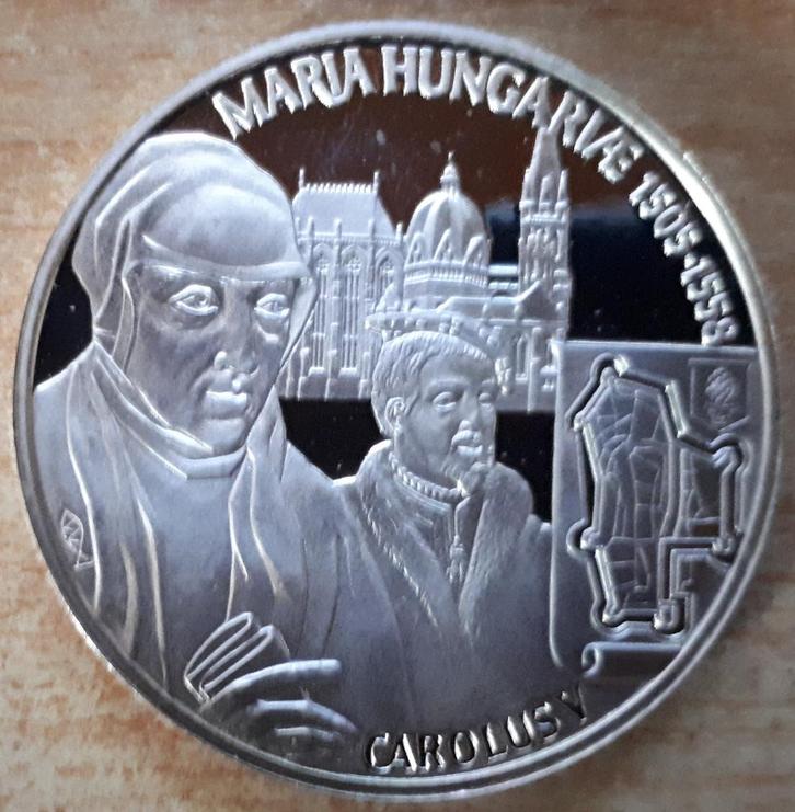 België, Euro 1998 - zilver Proof, Postzegels en Munten, Penningen en Medailles, Zilver, Buitenland, Ophalen of Verzenden