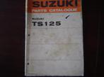 Suzuki TS125 R J K L 1973 motorcycle parts list TS 125, Ophalen of Verzenden, Suzuki