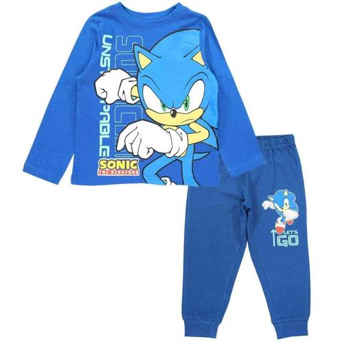 Sonic Pyjama BLBL Sega - Maat 98-104-110-116-128, Kinderen en Baby's, Kinderkleding | Maat 110, Nieuw, Nacht- of Onderkleding