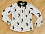 Looxs Blouse Tijgerprint Maat 140, Kinderen en Baby's, Kinderkleding | Maat 140, Overhemd of Blouse, Zo goed als nieuw, Looxs