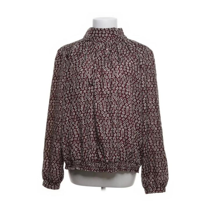 Lollys Laundry Bordeaux Blouse Maat M  ZGAN, Kleding | Dames, Blouses en Tunieken, Zo goed als nieuw, Maat 38/40 (M), Rood, Verzenden