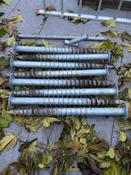8 Schroefpalen 120cm incl. indraaihulp - Tijdelijke Funderin, Doe-het-zelf en Verbouw, Buizen en Afvoer, Ophalen, Overige materialen