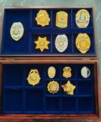 13 Amerikaanse politie badges, Ophalen of Verzenden, Overige materialen