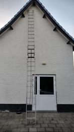 Lange ladder met 14 treden tweedelige, Ophalen, Gebruikt, 4 meter of meer