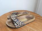 Birkenstock Papillio slippers sandalen luipaard maat 39, Beige, Sandalen of Muiltjes, Ophalen of Verzenden, Zo goed als nieuw