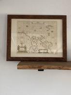 Ingelijste reproductie Pieter Goos kaart 1660 (1979) europa, Ophalen of Verzenden