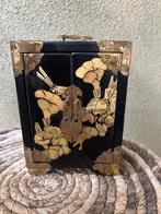 Chinese sieraden juwelen kist kastje parelmoer ingelegd, Verburgt Vintage, Gebruikt, Ophalen of Verzenden, https://verburgtvintage.nl/#contact