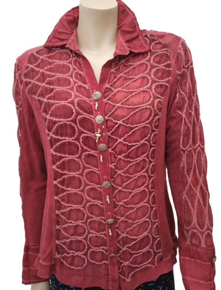 Bloes van Elisa Cavaletti, Kleding | Dames, Blouses en Tunieken, Gedragen, Maat 38/40 (M), Overige kleuren, Ophalen of Verzenden