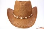 cowboy Western zomerhoed Hawkins beige bruin 54-61 Nieuw, Hoed, Hawkins, Nieuw, One size fits all