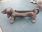 Teckel schoenschraper gietijzer € 15,=, Antiek en Kunst, Ophalen of Verzenden