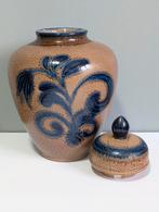 Jasba Keramik Vaas met Deksel (Urn) - West Germany 18cm hoog, Ophalen