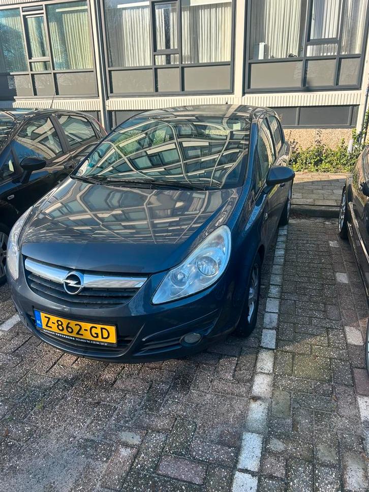 Opel Corsa 1.2 16V 5D 2010 Blauw - Cruise control, Auto's, Opel, Particulier, Corsa, Airbags, Cruise Control, Elektrische ramen