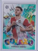 Topps Chrome UCC 2025 Santiago Gimenez Feyenoord Golazo /199, Ophalen of Verzenden, Zo goed als nieuw, Plaatje