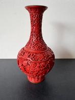 Cinnabar lakvaas 16 cm, Antiek en Kunst, Verzenden