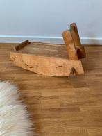 Houten schommelbak / schommelstoeltje vintage handgemaakt, Ophalen, Gebruikt