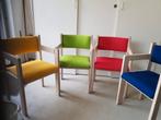 8 eetkamerstoelen, Huis en Inrichting, Stoelen, Vijf, Zes of meer stoelen, Gebruikt, Stof, Ophalen of Verzenden