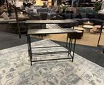 Sidetable 2-delig €149,- Nikkel Direct/Leverbaar E-1966, Huis en Inrichting, Tafels | Sidetables, Ophalen, 50 tot 100 cm, Nieuw