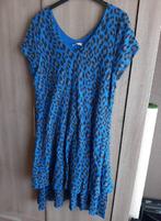 Prachtig ZGAN panterprint jurkje mt 44/46, Kleding | Dames, Grote Maten, Ophalen of Verzenden, Zo goed als nieuw, Blauw, Jurk
