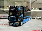 SJAAK KENTIE TRUCKSPECIALS; SCANIA R4 TOPLINE 6X2 TAG AXLE R, Hobby en Vrije tijd, Modelauto's | 1:50, Verzenden, Nieuw, Bus of Vrachtwagen