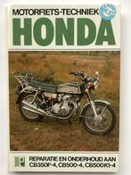 Honda CB350F-4, CB500-4, CB500K1-4 Motorfietstechniek *NIEUW, Motoren, Handleidingen en Instructieboekjes, Honda