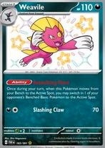 WEAVILE 183/091 - PALDEAN FATES, Ophalen of Verzenden, Nieuw, Losse kaart, Foil