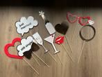 Fotobooth props voor een bruiloft, Ophalen of Verzenden, Nieuw, Versiering, Geboorte of Huwelijk