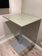Febru statafel op metalen poot Hoogte110cm L x B 80 cm, Gebruikt, 100 tot 150 cm, Rechthoekig, 50 tot 100 cm