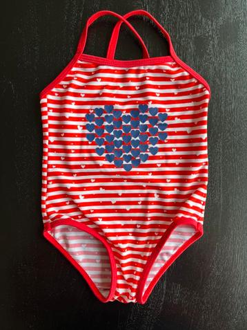 Maat 80 Zwempak wit rood blauw print beschikbaar voor biedingen
