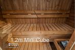Mini Cube sauna 1.2m - 1.6m - 2.0m, WellnessWinkel, Info@wellnesswinkel.nl, Fins of Traditioneel, Ophalen of Verzenden