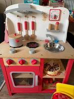Speelkeuken met accessoires, Ophalen, Gebruikt, Hout, Speelkeuken