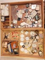 Groot lot met horloge / klokken onderdelen., Ophalen of Verzenden, Gebruikt, Zwart