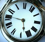 GROOT/ZWAAR én PERFECT zakhorloge  dubb. kast zilver London, Ophalen of Verzenden, Zilver, Overige typen, Met edelsteen