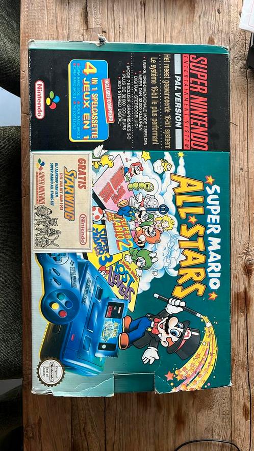 Super Nintendo - PAL version - in orginele doos, Spelcomputers en Games, Spelcomputers | Nintendo Super NES, Zo goed als nieuw