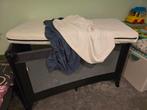Camping bed blauw 60 bij 120 cm, Kinderen en Baby's, Kinderkamer | Bedden, Ophalen, Zo goed als nieuw, 180 cm of meer, Matras