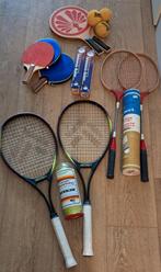 Tennis sets diverse, Sport en Fitness, Tennis, Ophalen, Zo goed als nieuw, Racket, Overige merken