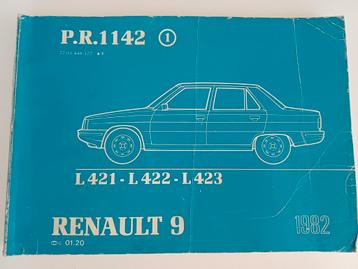 Renault 9 Handleiding - 1982 - L421/L422/L423 beschikbaar voor biedingen