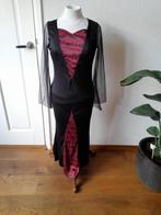 Morticia Addams family, Gothic, Heksen jurk maat M, Maat 38/40 (M), Ophalen of Verzenden, Overige thema's, Kleding