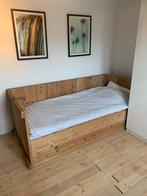 Steigerhouten éénpersoonsbed, Ophalen, Eenpersoons, 210 cm, Steigerhout