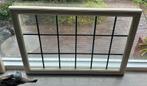 Glas in lood raam / paneel ruitje blank glas., Doe-het-zelf en Verbouw, Glas en Ramen, Ophalen, Gebruikt, Minder dan 80 cm, Overige typen