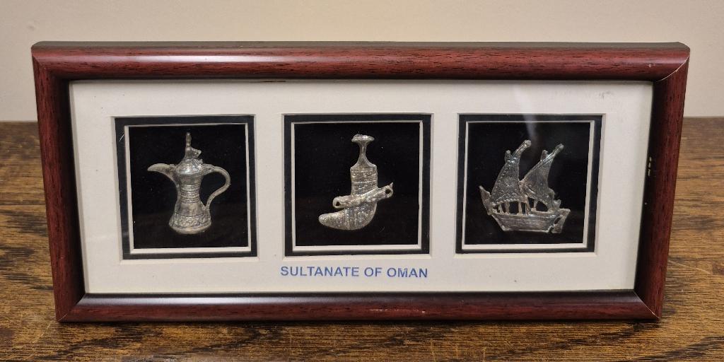 Sultanate of Oman wanddecoratie, Huis en Inrichting, Woonaccessoires | Wanddecoraties, Zo goed als nieuw, Verzenden
