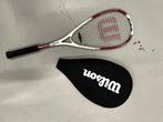 Squash Racket Wilson - met hoes, Sport en Fitness, Squash, Ophalen of Verzenden, Gebruikt, Racket, Met hoes