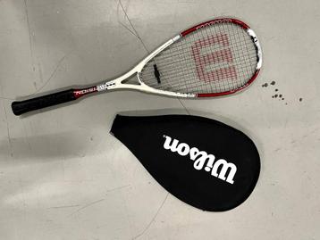 Squash Racket Wilson - met hoes beschikbaar voor biedingen