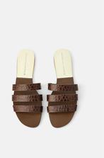 Zara sandalen, Bruin, Zara, Zo goed als nieuw, Sandalen of Muiltjes