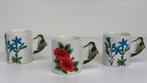Vintage Japans keramieken bloemen bekers kolibri Hummingbird, ., Keramiek, Ophalen of Verzenden, Zo goed als nieuw