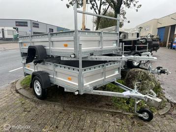 Aluminium bakwagen 250x130 750kg rijklaar beschikbaar voor biedingen