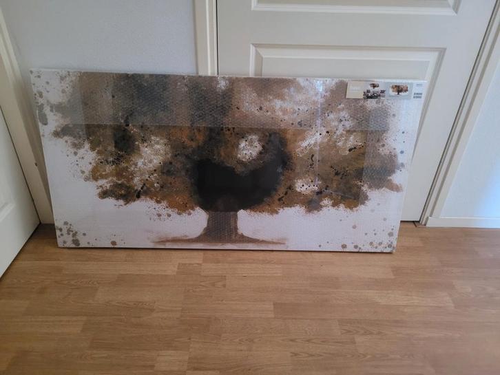 nieuw schilderij  canvas boom, Huis en Inrichting, Woonaccessoires | Schilderijen, Tekeningen en Foto's, Nieuw, Schilderij, 50 tot 75 cm
